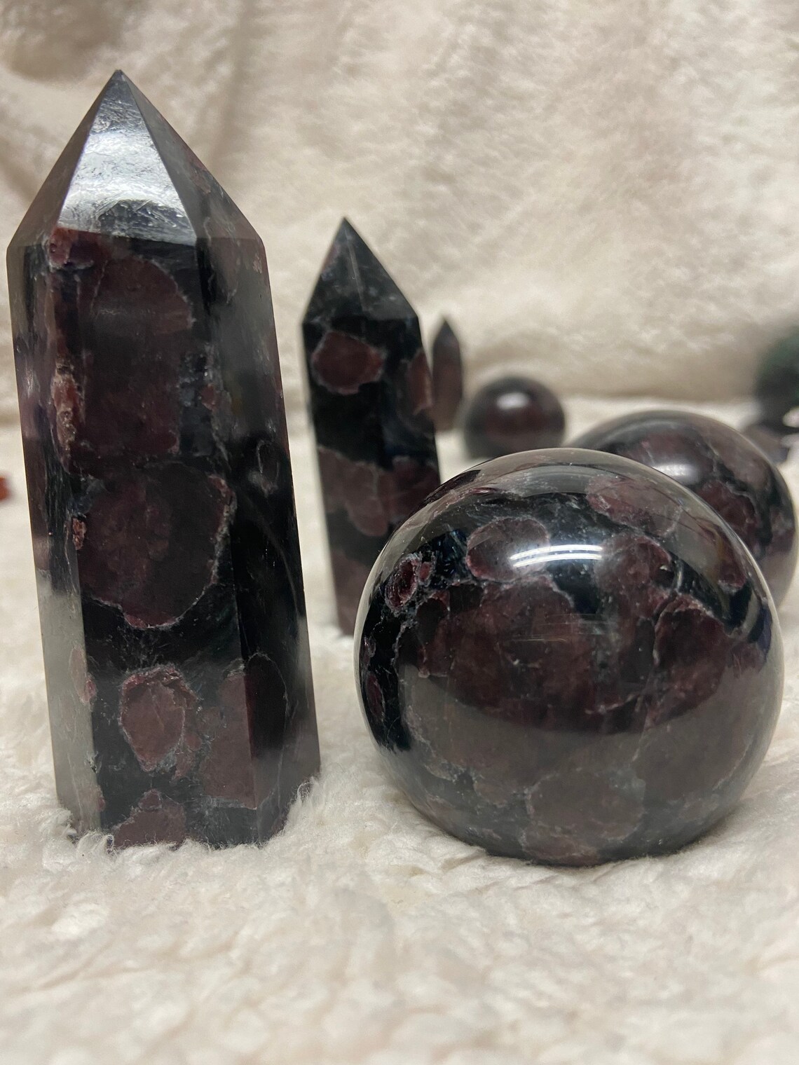 in astrophyllite firework stone Etsy