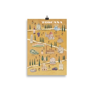Toscana Mapa