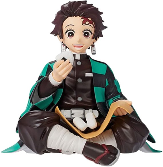 Demon Slayer Tanjiro Zenitsu Inosuke Action Figures Cute 