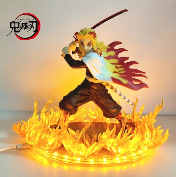 Demon Slayer Rengoku Kyoujurou Fire LED Lamp Action Figures -  Finland