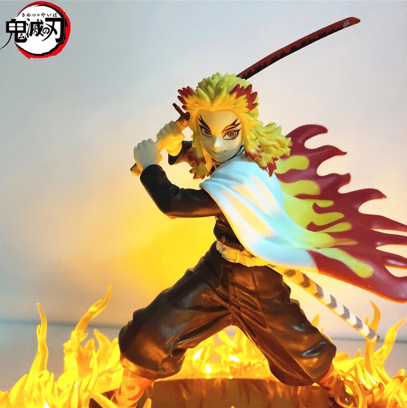 Demon Slayer Rengoku Kyoujurou Fire LED Lamp Action Figures -  Finland