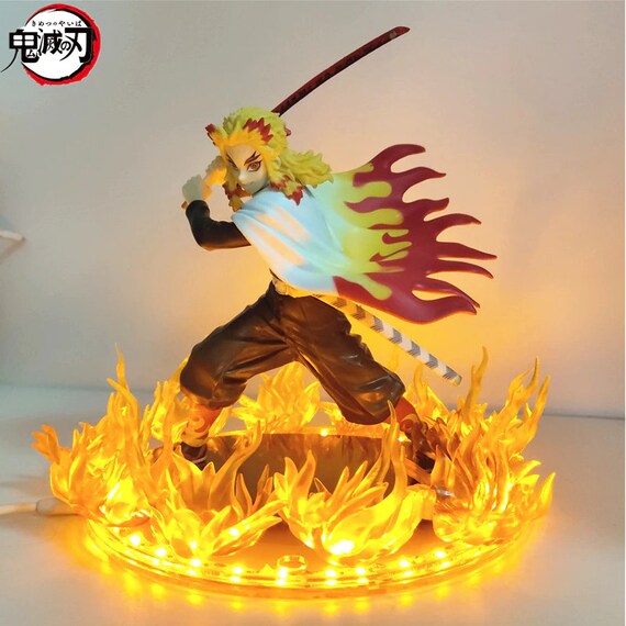 Demon Slayer Rengoku Kyoujurou Fire LED Lamp Action Figures -  Finland