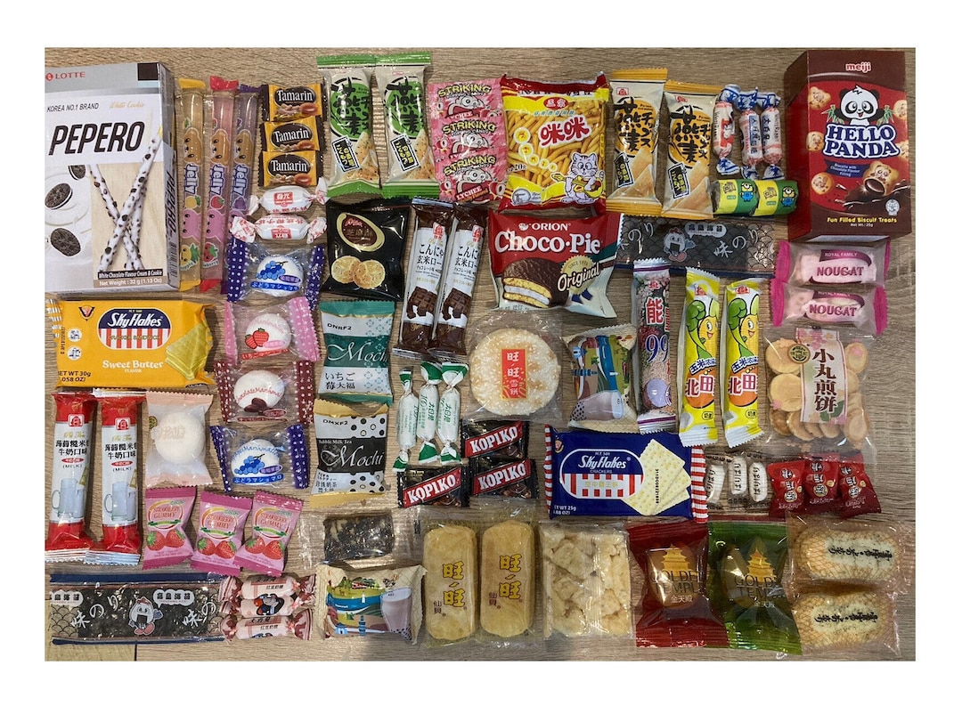 30/40/50/75 Pieces Japanese Sweets Box, Assorted Oriental/asian Sweet