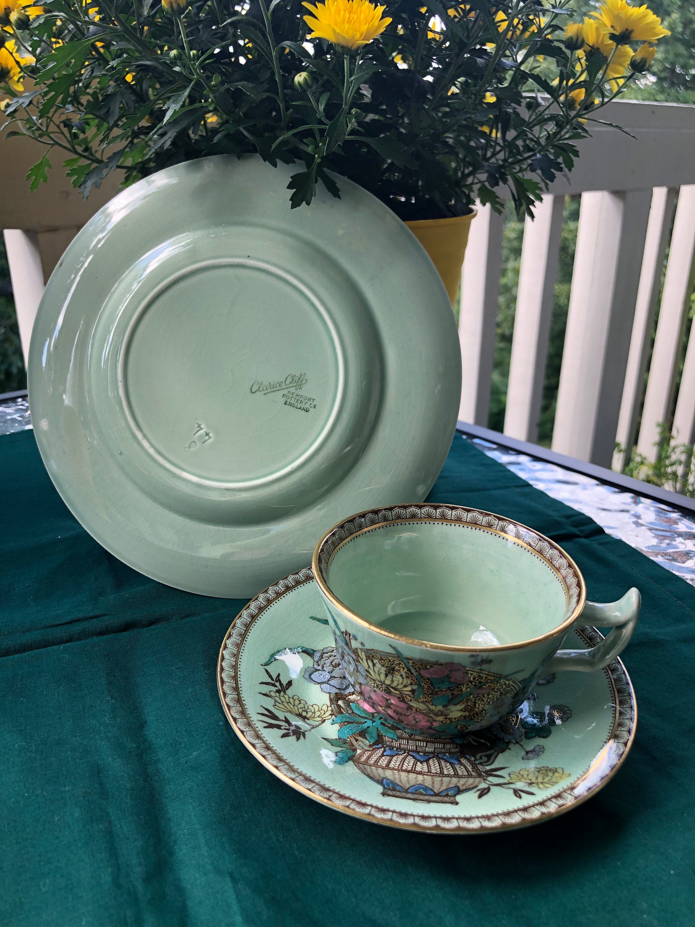 Clarice Cliff Ophelia Newport Pottery, England. 8