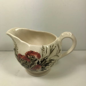 Clarice Cliff Royal Harvest Pottery Pitcher, England. Holds 6 ounces