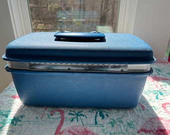 Samsonite Royal Traveler Hard Case Train Case, Blue