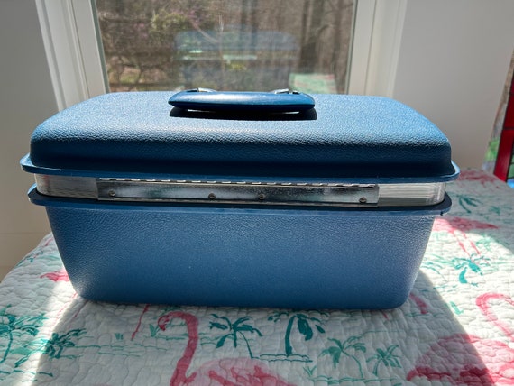 Samsonite Royal Traveler Hard Case Train Case, Bl… - image 1