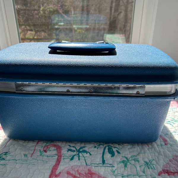 Suitcase Train Case Etsy