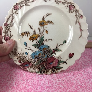 Clarice Cliff Royal Harvest Pottery Plate, 6” Diameter