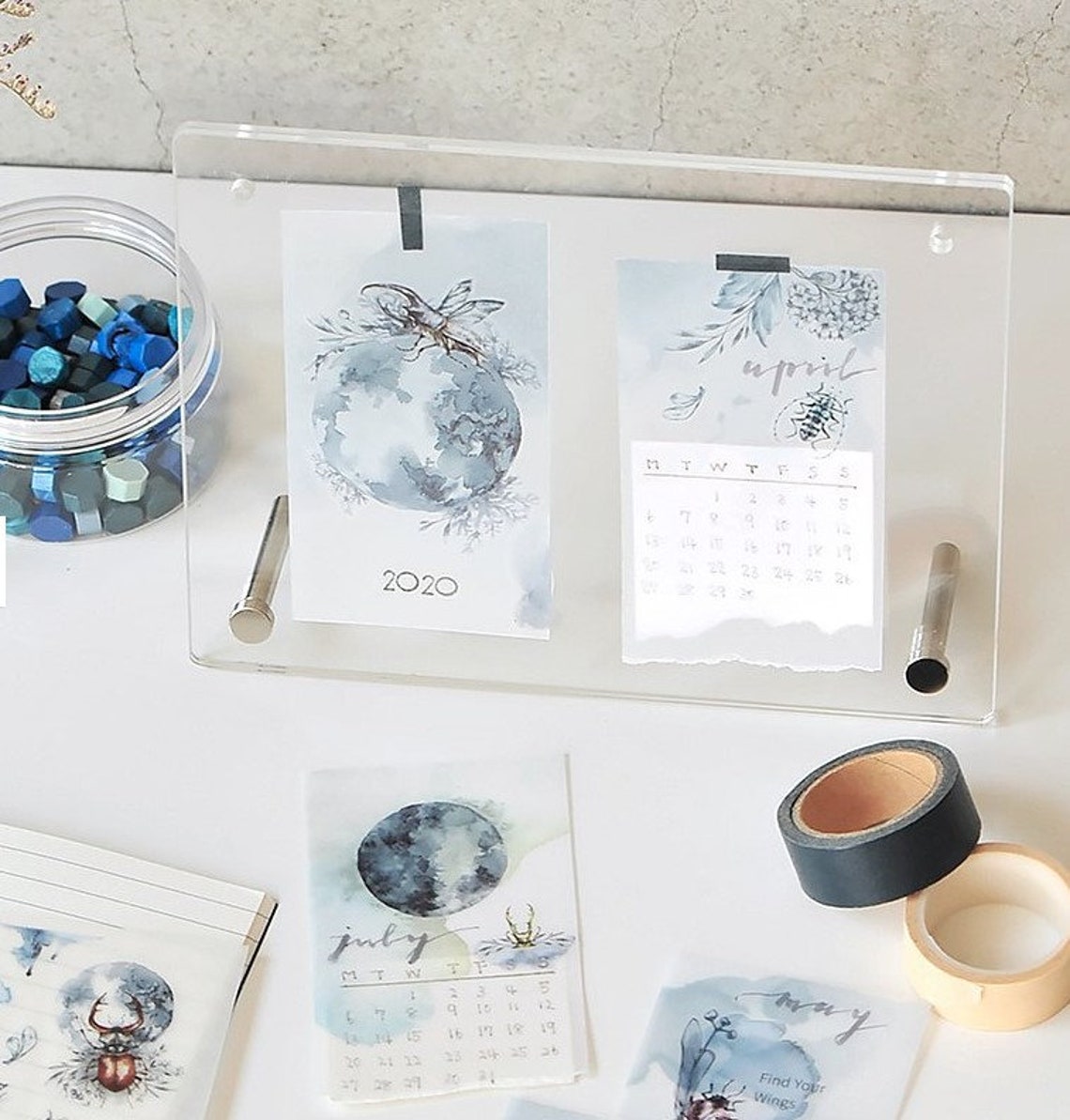 Watercolor Tracing Paper Etsy