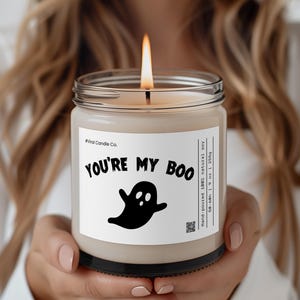 You Re My Boo Candle, My Boo Candle, duftet nach Halloween, Halloween-Kerze, Herbstkerze, Halloween-Themageschenke, Herbstkerzen lustig