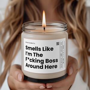 Boss Gift Funny Candle, Funny Coworker Gift, Office Party Gift, Entrepreneur Gift, New Business Owner Gift, Funny Girl Boss, Gifts For Boss