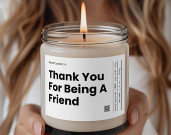 Thank You For Being A Friend, Stay Golden, Bestie Gift, Best Friend Gift, Golden Girls Candle, Thank You For Being A Friend Candle, BFF Gift