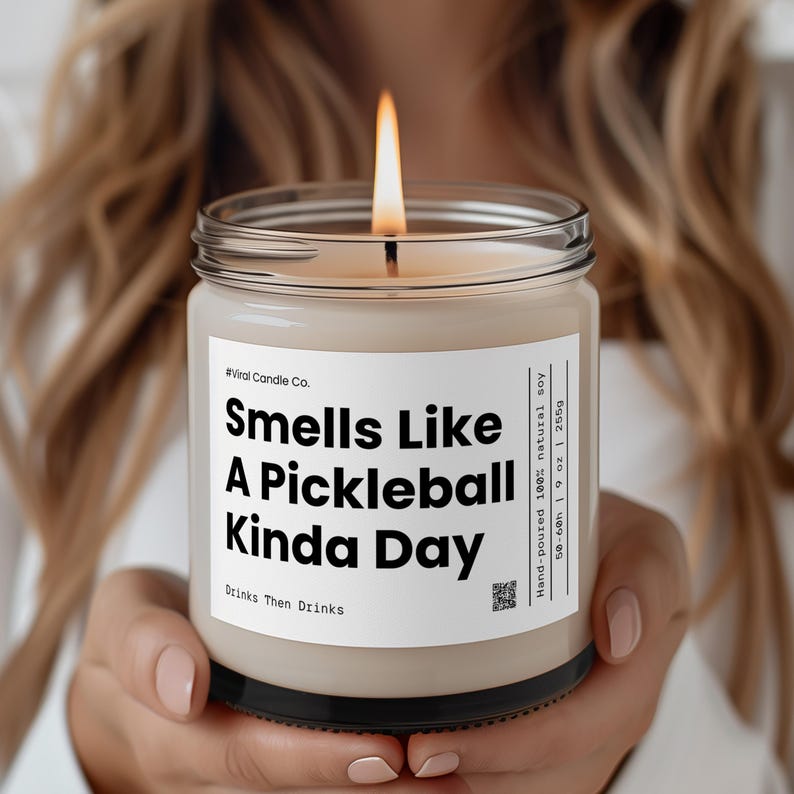 viralcandleco Pickleball Candle - Thumbnail 4