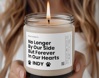 Dog Sympathy Gift, Remembrance Gift, Dog Memorial Candle, Lost A Pet, Pet Memorial Candle, Dog Memorial Candle, Pet Sympathy Gift, Loss Pet
