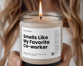 Smells Like Candle | Work Besties Gift | Favorite Coworker Gift | Gift For Coworker | Gift For Manager | Gift For Boss | Coworker Funny Gift
