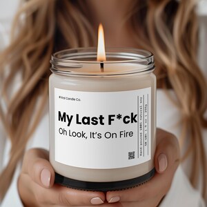 Funny Candle, Funny Candles, No F*cks Given, BFF Gifts, Happy Birthday GIft, Gifts For Best Friend, Boyfriend Gifts, Boss Gifts, Soy Candle
