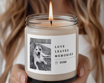 Personalized Pet Memorial Candle, Pet Remembrance Gift, Dog Sympathy Gift, Pet Memorial Candle, Dog Remembrance, Pet Sympathy, Dog Mom Gift