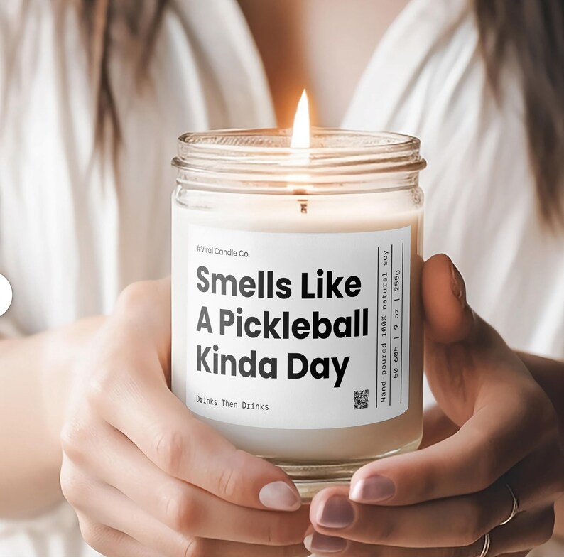viralcandleco Pickleball Candle