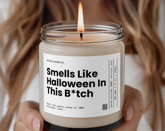 Zapach Halloween | Świeca na Halloween | Zabawny prezent na Halloween | Świeca na Halloween | Dekoracja na Halloween | Prezent na imprezę Halloween