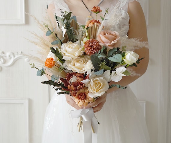 sachin and babi light blue dress 37 Bridesmaid Bouquets for Your Wedding main image 0