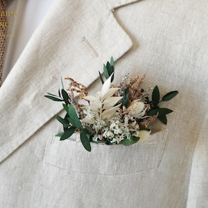 Crystal grass Eucalyptus leaf Boutonnieres,Wedding Natural Flowers groom's Brooch/Buttonhole,Wedding flowers bouquet, Lapel pin Boutonniere