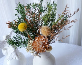 Preserved flowers bouquet,natural home decor, dried flowers,Dried flowers bouquet, Flower Arrangement,Small Centerpiece