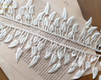 Draping Lace Trim,Embroidered Trim for Costume Design/Home Decor,DIY crafts,Sewing Supply,1 Yard