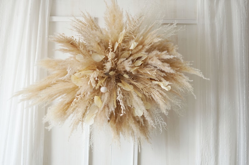 Pampas Flower Arbor / Preserved Bouquet Dried Flowers Wedding Etsy