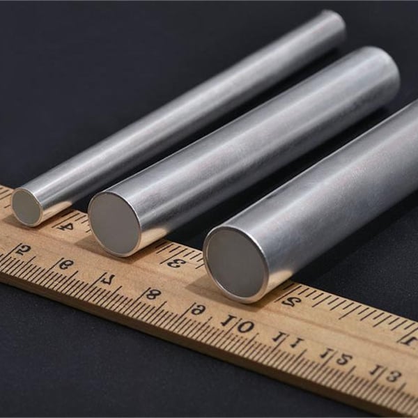 S999,Sterling Silver Round Tube,Silver Raw materials,thickness 0.6mm/Diameter OD 8-15mm,Thickness 1mm/Diameters OD 16-22mm, Length 100mm