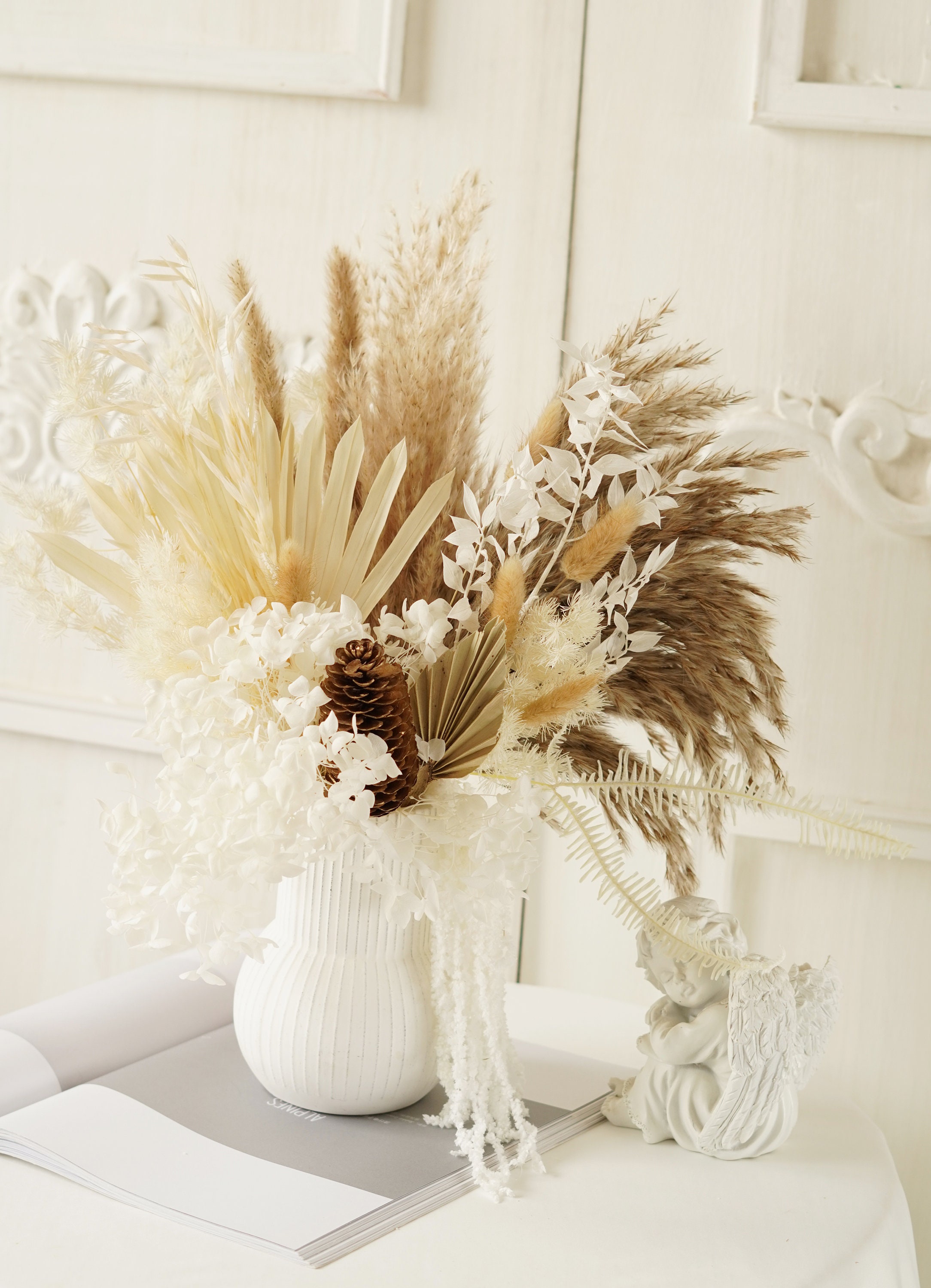 How To Make A Simple Dried Flower Arrangement 
