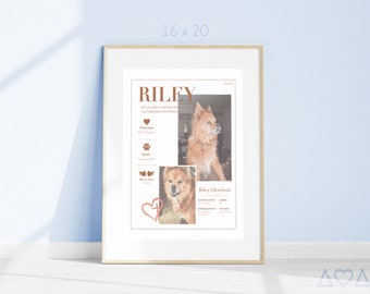 Personalized Pet Remembrance Print Home Decor