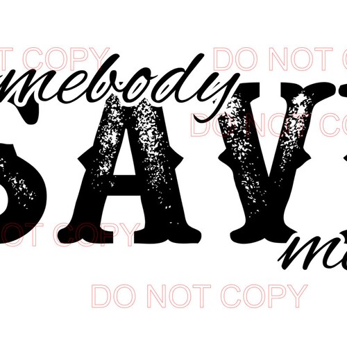 Jelly Roll SVG PNG Tumbler Tshirt Somebody Save Me - Etsy Canada