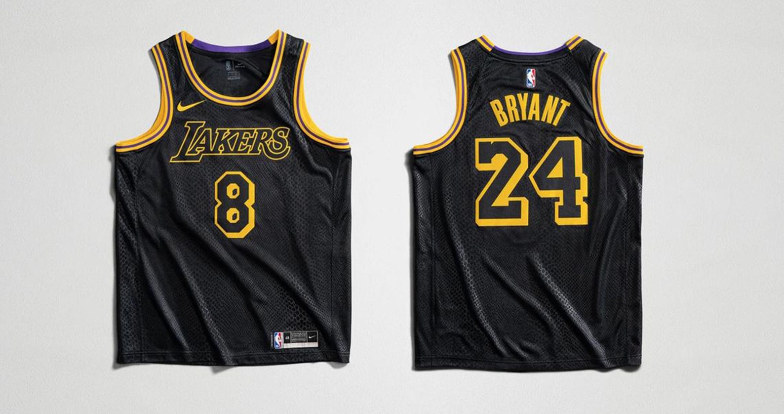 Kobe Bryant Jersey 8 24 Special version Black Mamba design Etsy