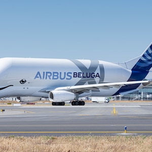 Flugzeug Druck, druckbares Foto, Luftfahrtfotografie, Flugzeug Flugzeug Flugzeug Beluga XL, Wandkunst, digitaler Download