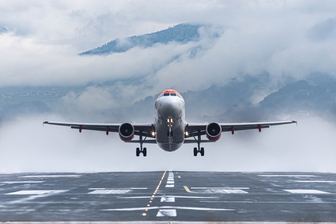 Airplane Print, Printable Photo, Aviation Photography, Aircraft Easyjet ...