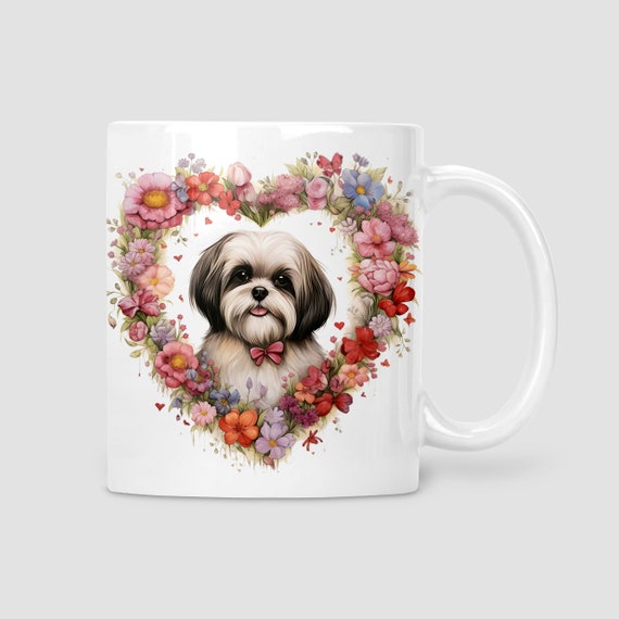 Shih Tzu Mother's Day Card, From the Dog, Dog Mum, Matching Mug