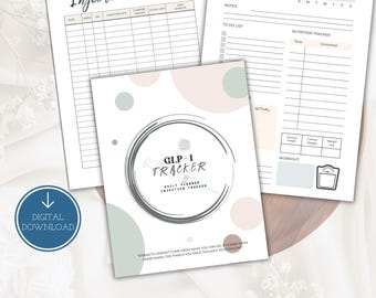 glp 1 weight loss tracker GLP-1 Weekly Injection Tracker: Medication & Weight Loss Log (digital  Download)