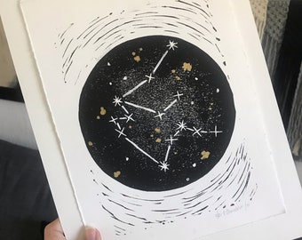 Aquarius Lino Imprimer