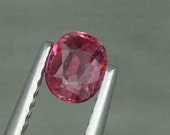 Old vintage natural 0.45ct loose ruby faceted oval cut stone,4.95mm x 4.10mm