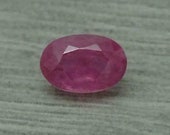 Genuine 0.70ct loose ruby faceted oval cut stone,5.95mm x 4.04mm x 2.95mm
