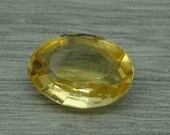 Loose natural 8.05ct citrine oval cut gemstone,15.82mm x 11.70mm x 6.95mm