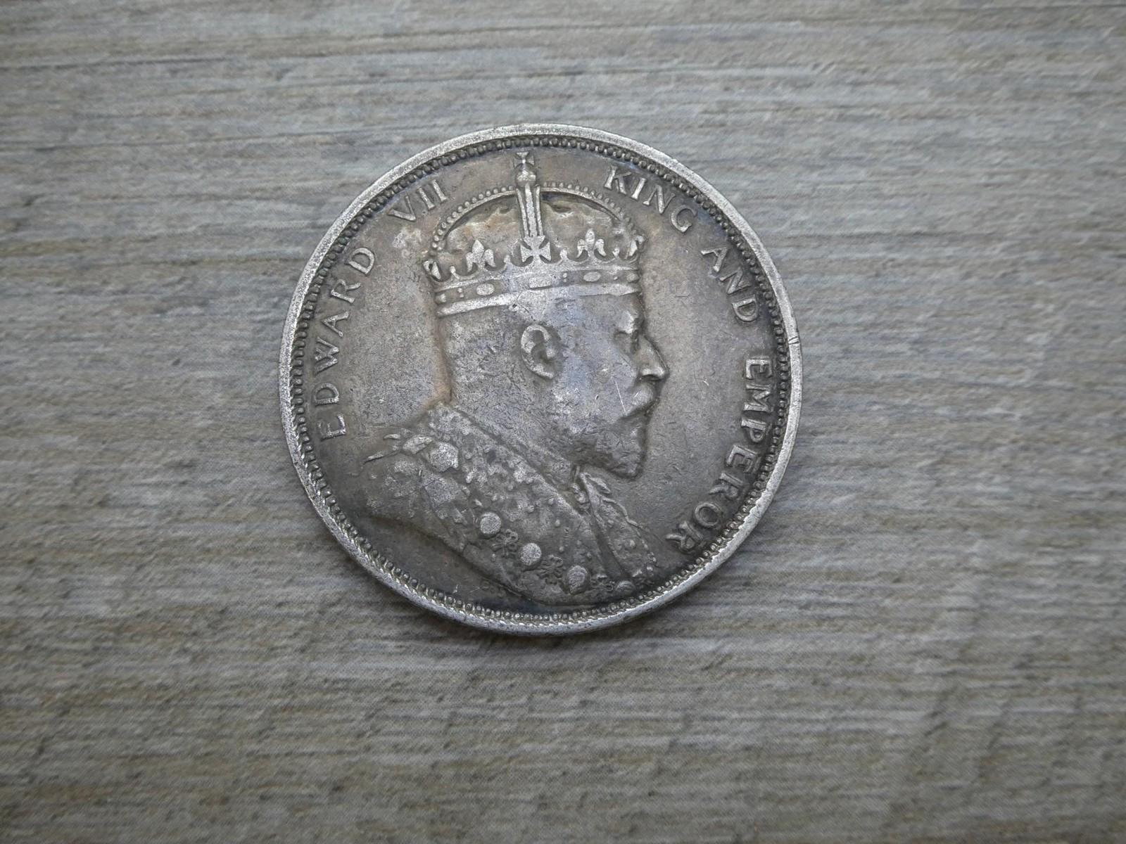 1903年 海峡植民地、エドワード7世、1ドル銀貨、非常に良い - Etsy 日本