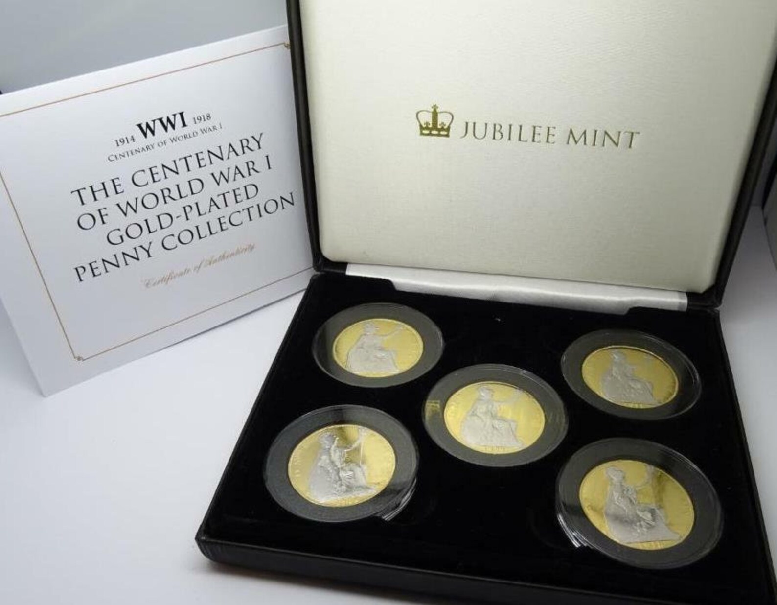 Scarce Jubilee Mint Centenary of World War 1 Gold Plated Penny Etsy