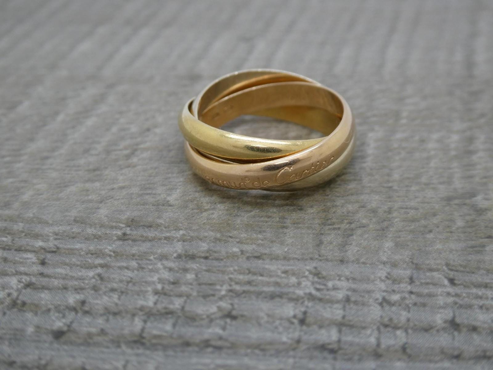 Vintage Cartier Trinity Ring - Etsy