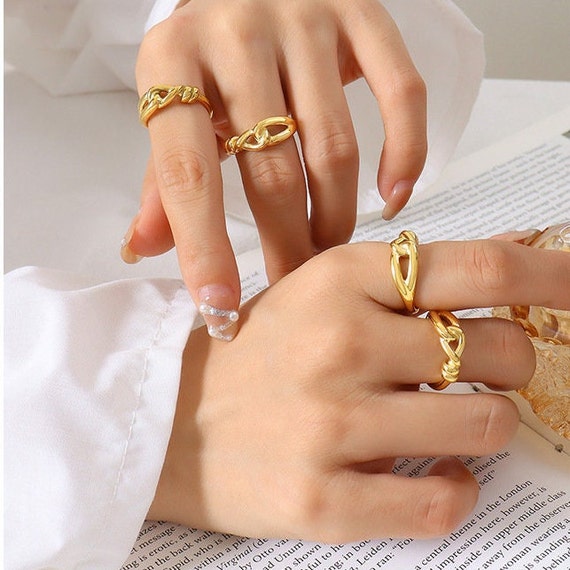 Folded Gold Ring — William Travis Jewelry