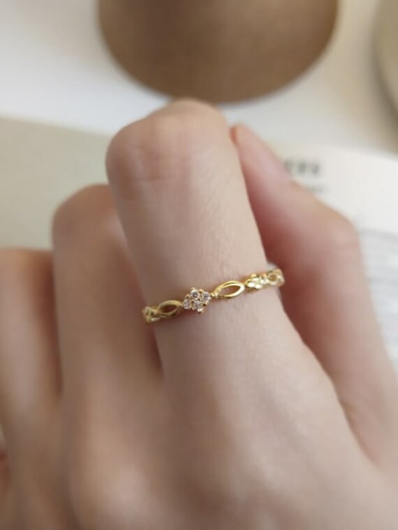 Etsy gold plated rings hotsell