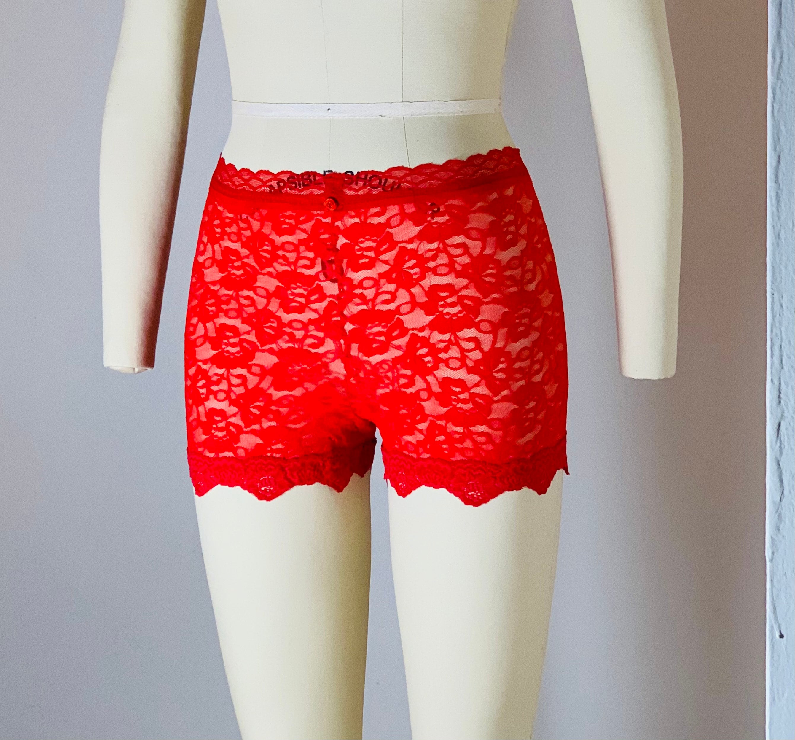 Lingerie Boy Shorts Lace Panties/Lace Boy Shorts Etsy