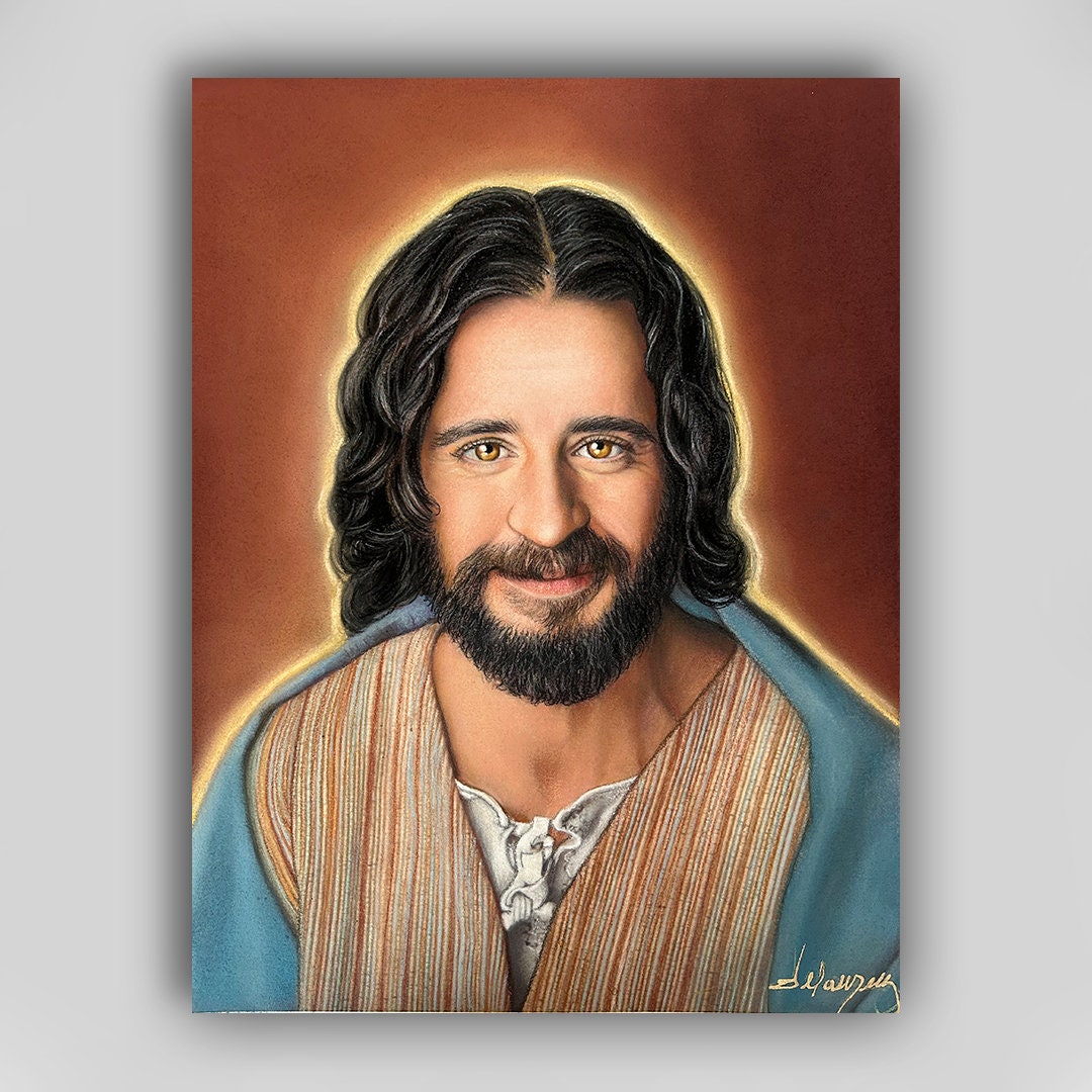 Jesus From the Chosen Print on Pastel Paper or Canvas Etsy