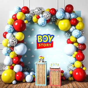 Toy Story Balloon Garland Kit | Toy Story Inspired Theme Party Supplies, Decorations for Birthday Party, Baby Shower
